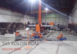 5x5 column boom