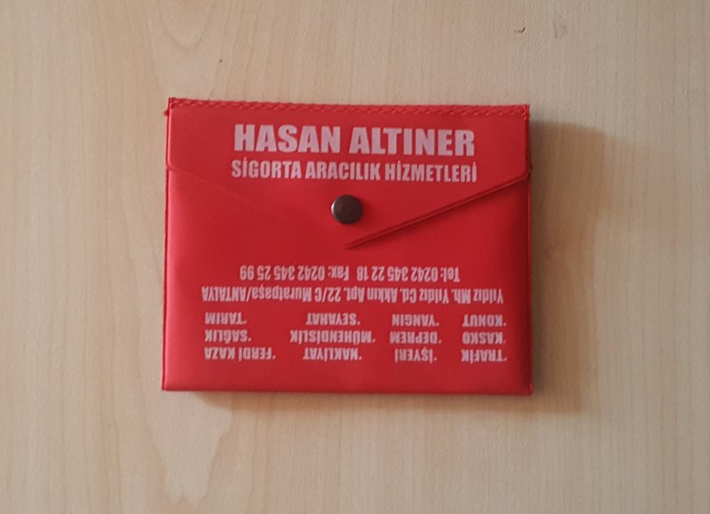 Çıtçıtlı Ruhsat Kabı