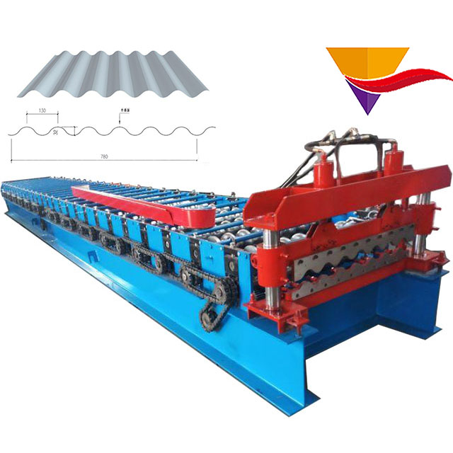 780 corrugated profile roll forming machine