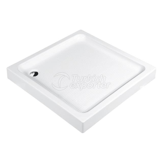 Receveurs de douche carrés monobloc
