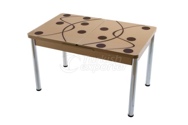 Single Table Cappuccino Brown