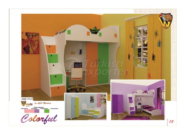 Woody modular COMFORT Teens 'Room