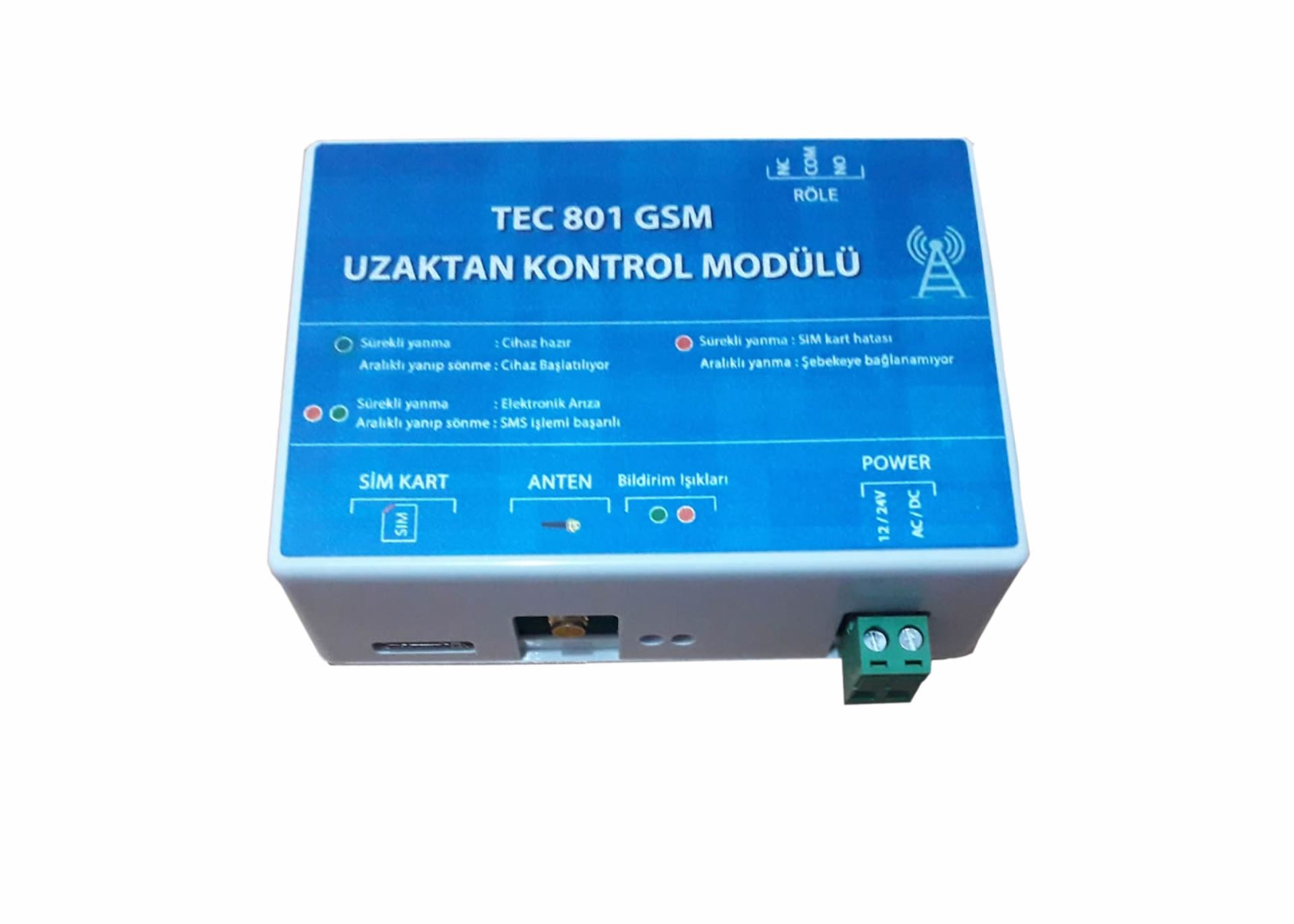 GSM REMOTE CONTROL MODULE: TEC801 