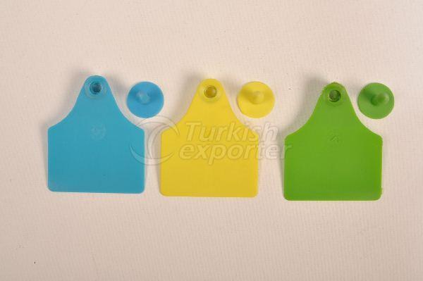 Cattle Ear Tag with Button Male Part BD 300