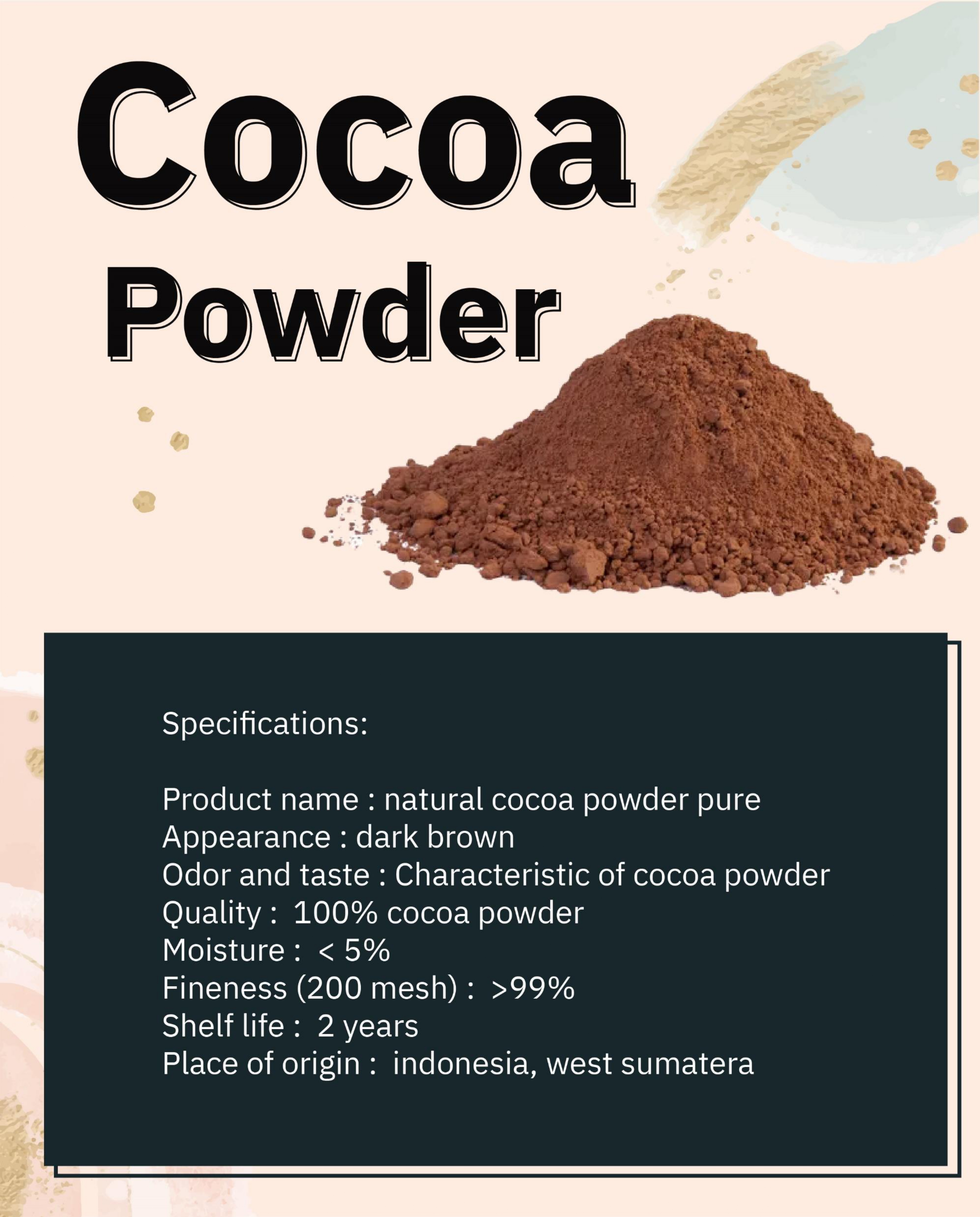 Pure Natural cocoa powder