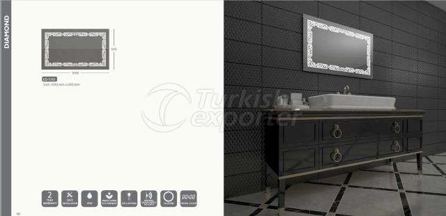 Illuminated Led Mirrors Diamond