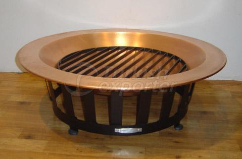 Copper fire pit