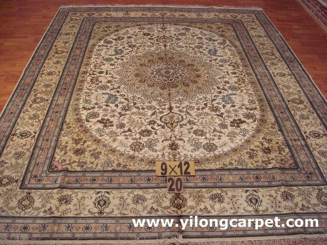 silk carpet,silk rug