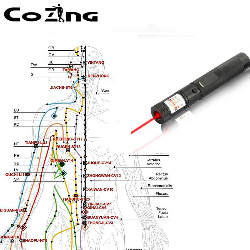  LLLT Cold Laser Aucupuncture Treatment Pen For Pain Management