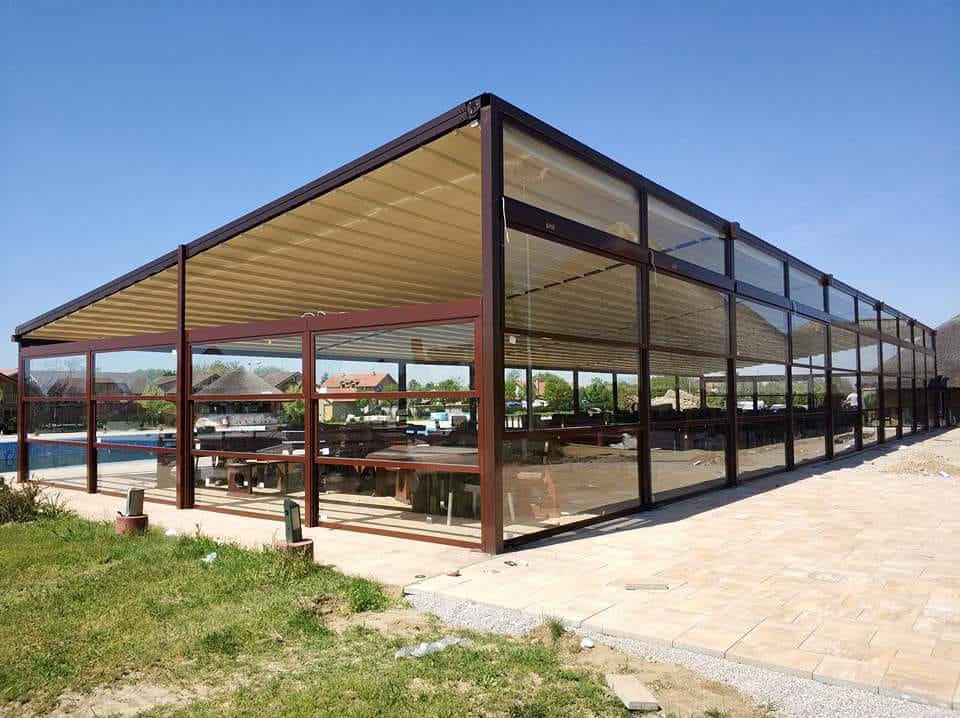 pergola ,awnings, guillotine and folding glass systems