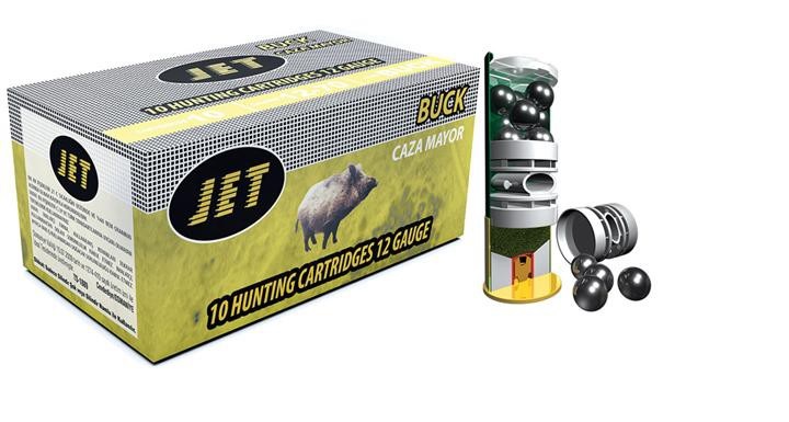 Jet Buck Shot 12 Gauge Shotshell