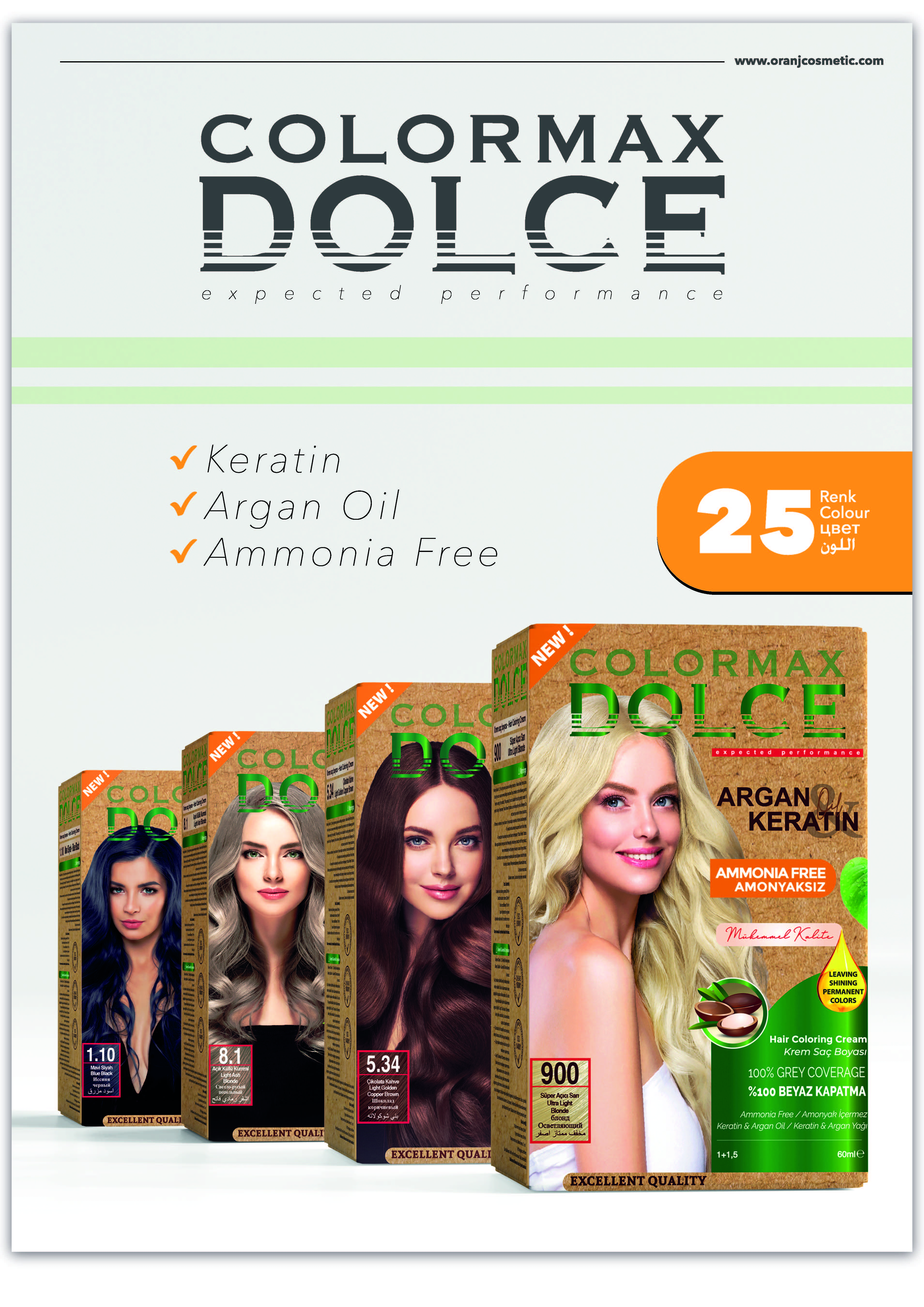 Colormax Dolce Ammonia Free Hair Color