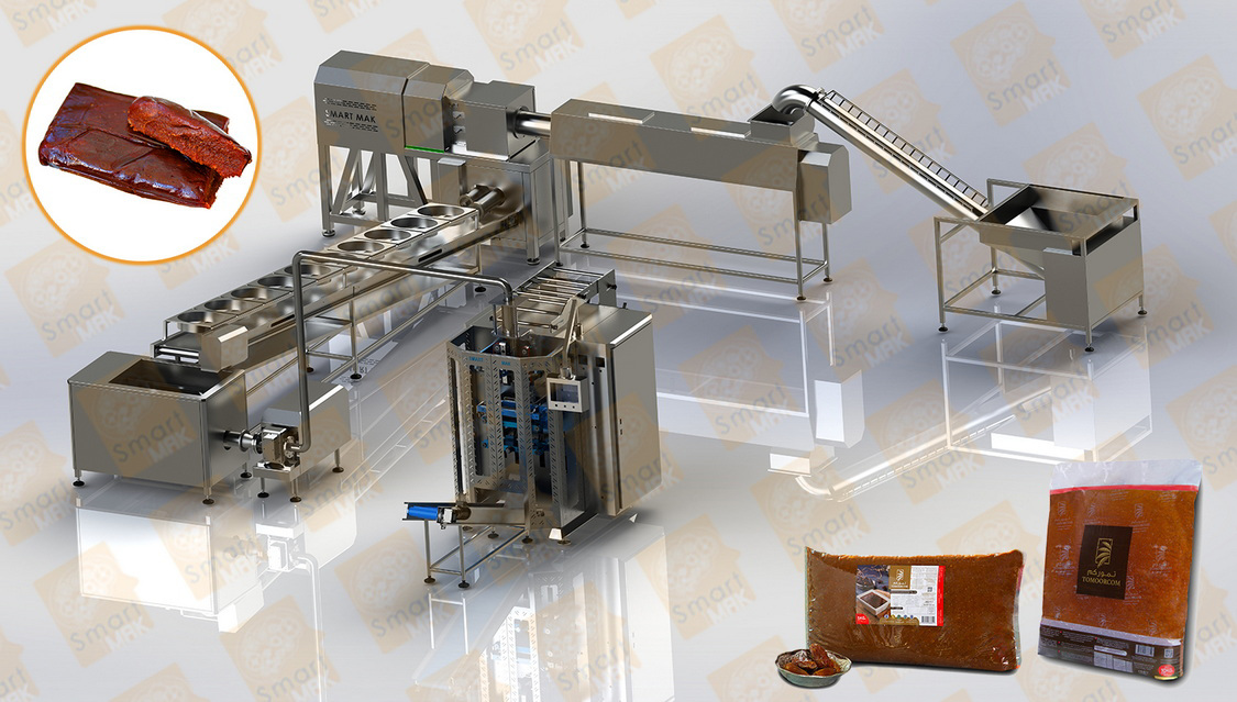 Dates Paste Processing and Filling Line