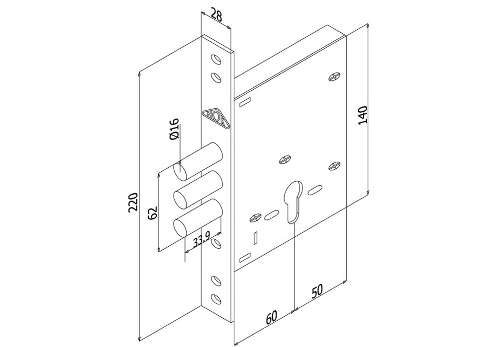 CC-9009 Steel Door Safety Lock