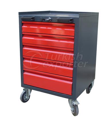 5 Drawer Tool Trolley
