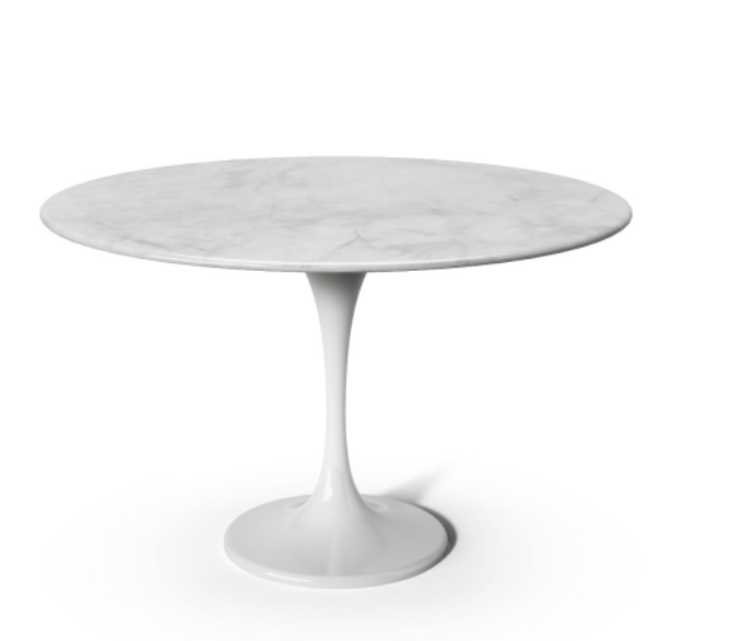 White Tulip Marble Table