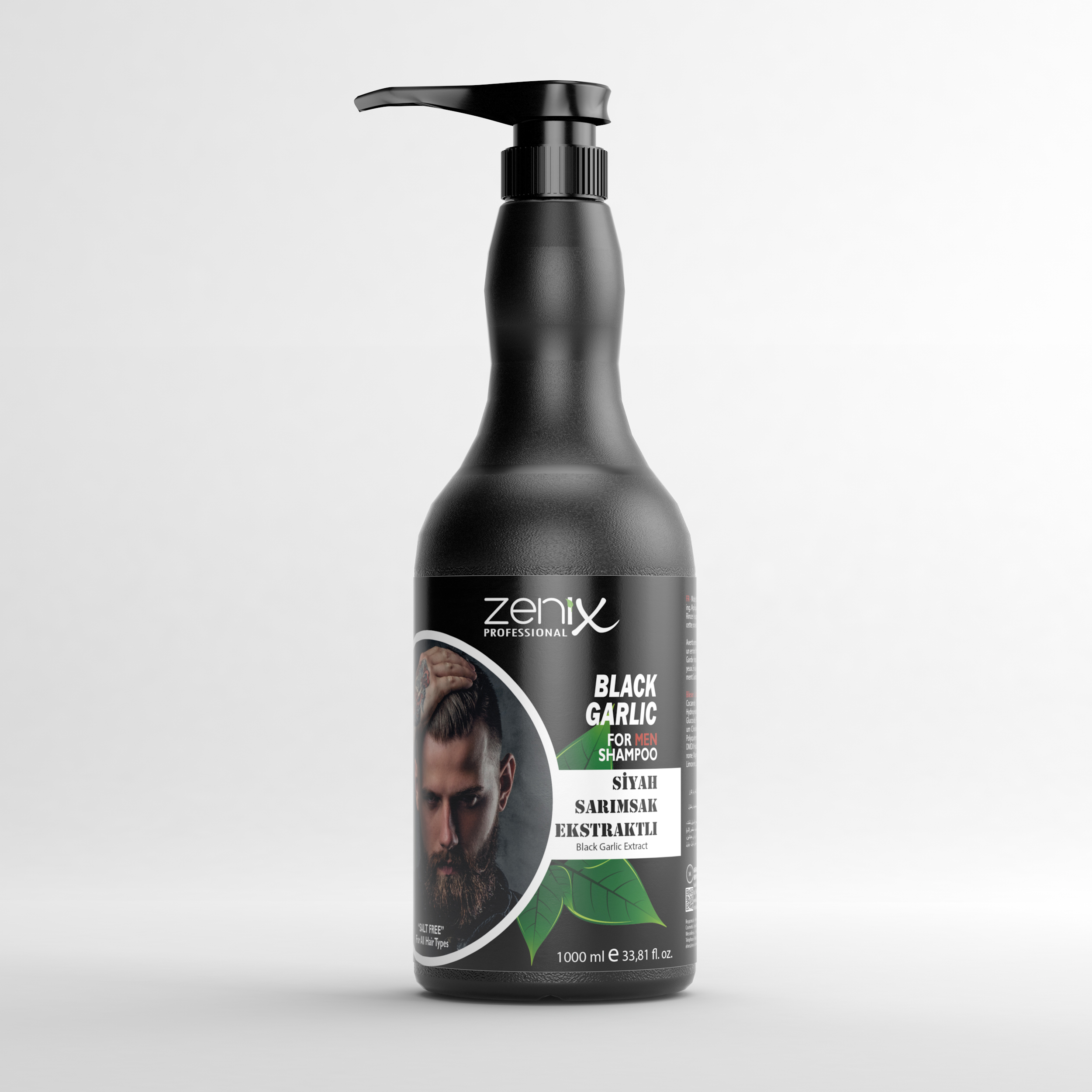 Zenix Men Shampoo  Black garlic/ Mint / Caffeine