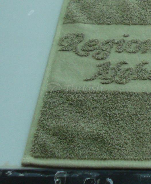 TERRY TOWEL WITH JACQUARD BORDER