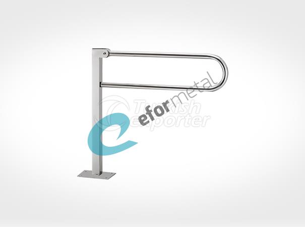 Floor Mounted Grab Bar Hinged