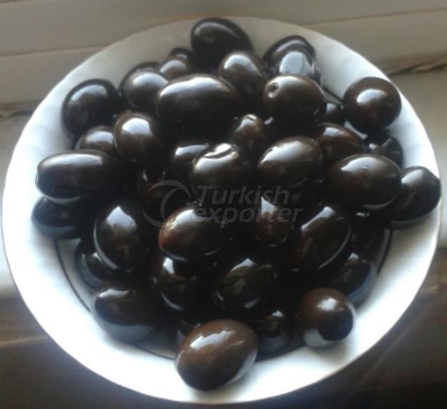 Black oxidized olives