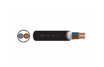 YVV, NYY 0.6/1 kV Two Core Cables