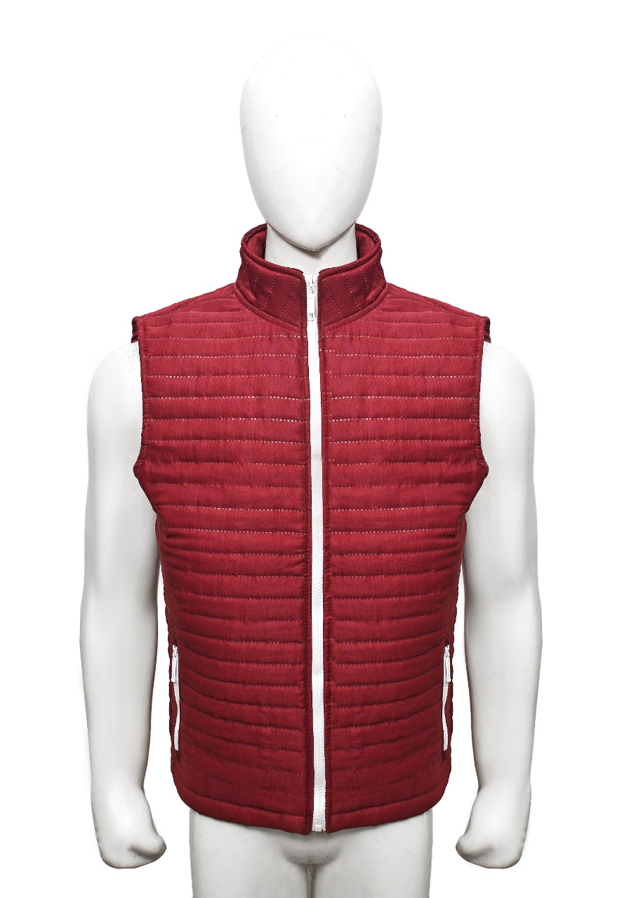 Laser Gillet Fluffy Puffer Sleeveless Men Jacket