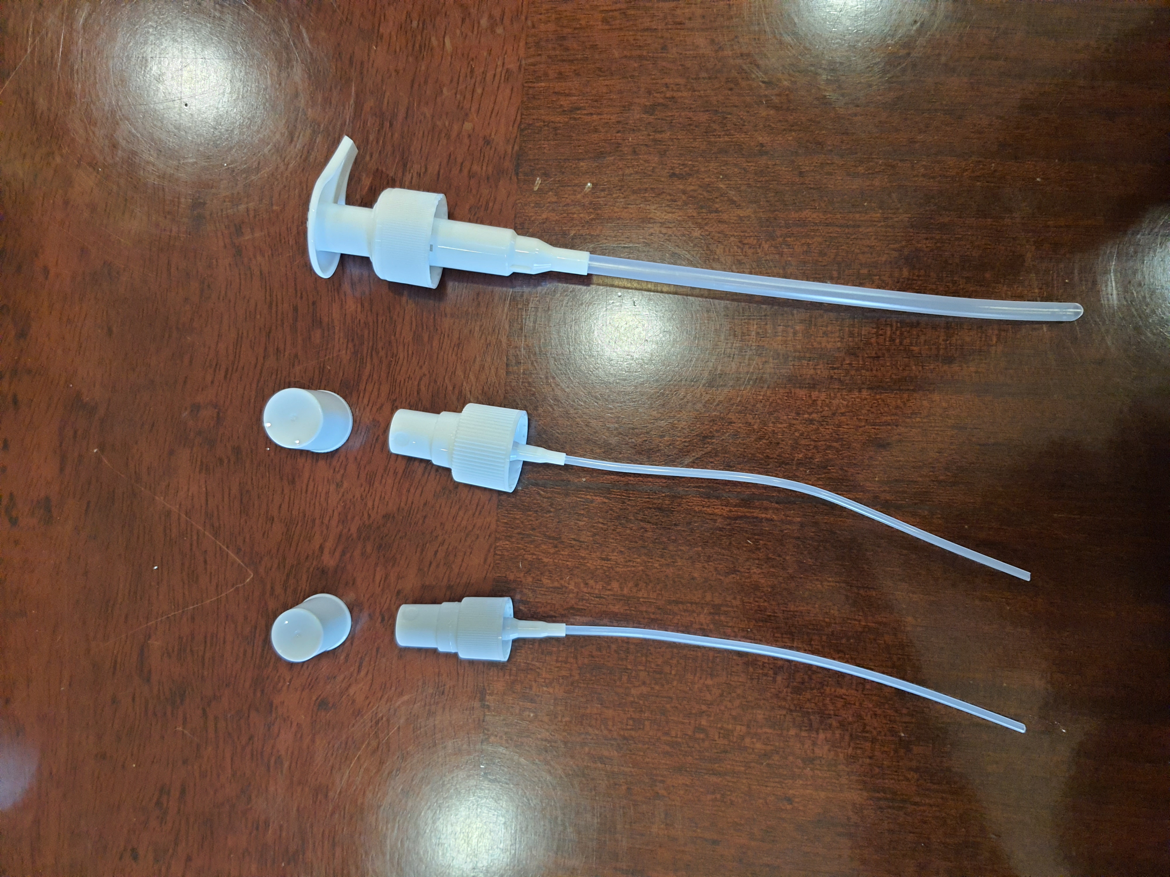 liquid soap pump and spray