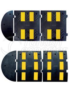 Rubber Speed Bumps 500 x 600 x 45 mm
