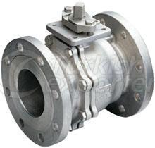 2-PC FLANGE END BALL VALVE