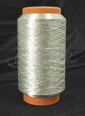 Metallic (Lurex) covered yarns for circular knitted