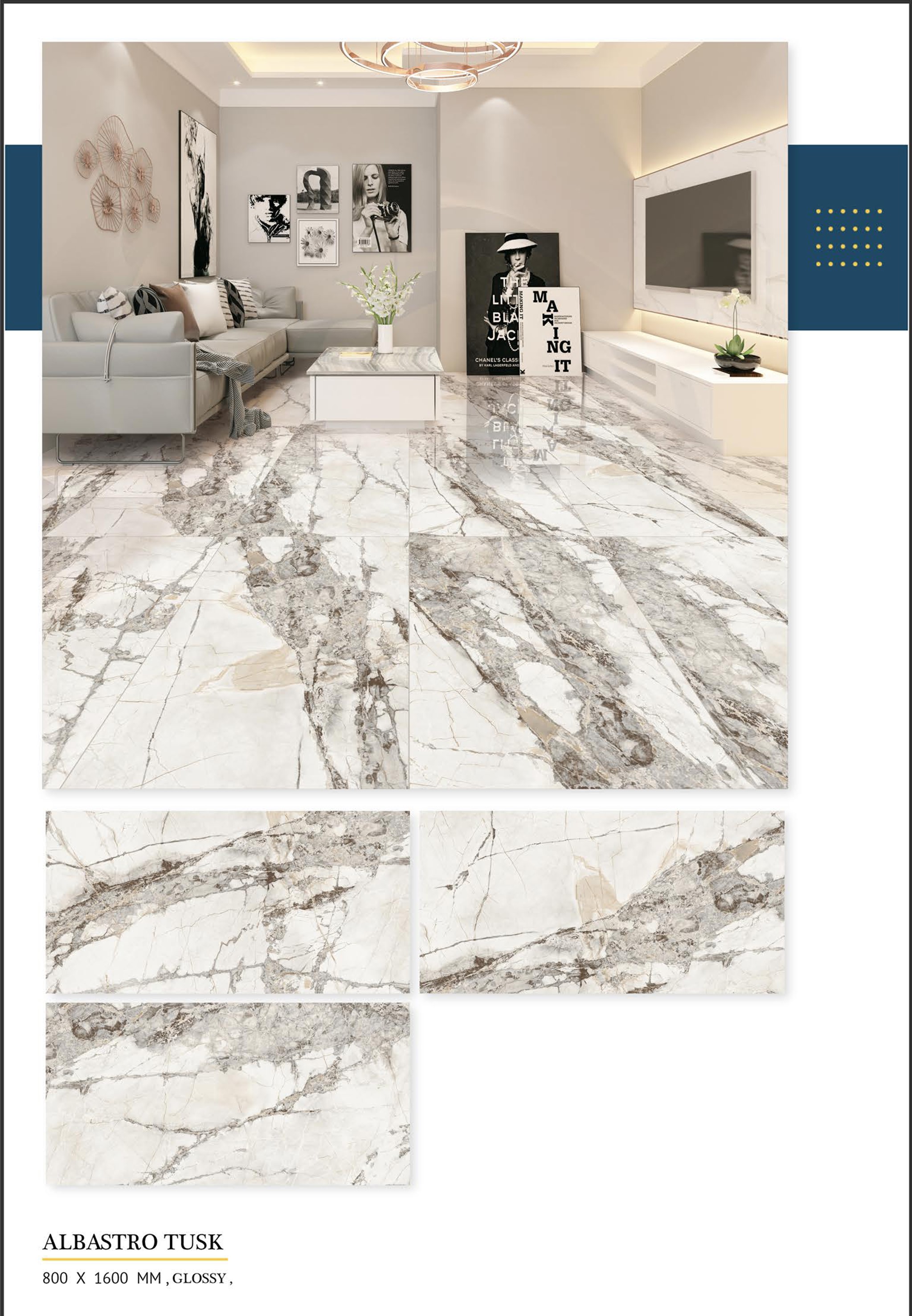 800X1600 MM Porcelain Tiles