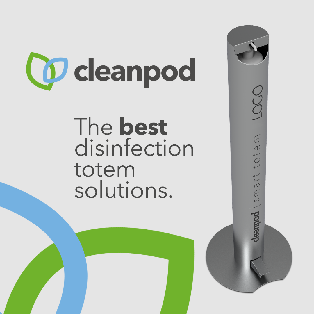 CLEANPOD Hand Disinfection Stand