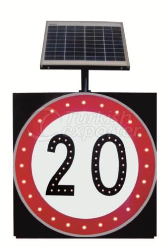 Solar Max. Speed Limitation Signs  (TT-29) LS-081