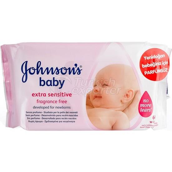 Johnsons baby newborn wet wipes 56