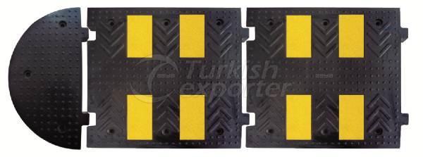 Rubber Speed Bumps 500 x 500 x 45 mm