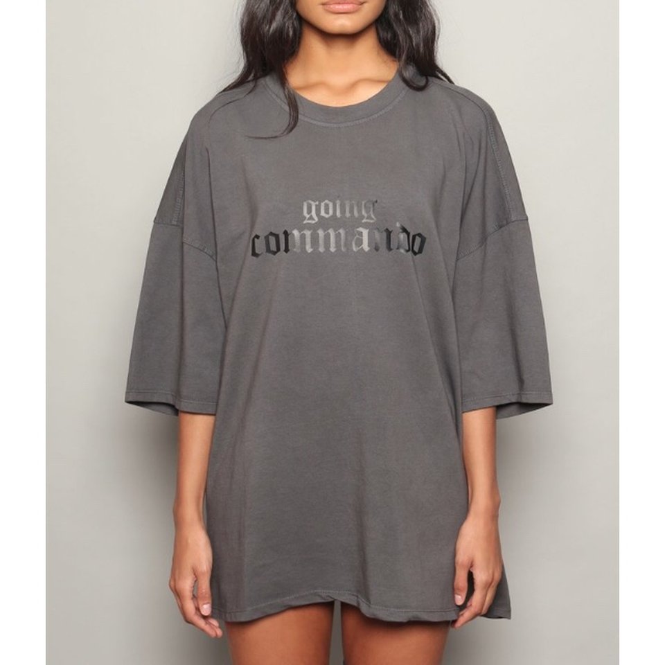 OVERSIZE T-SHIRT GOING COMMANDO