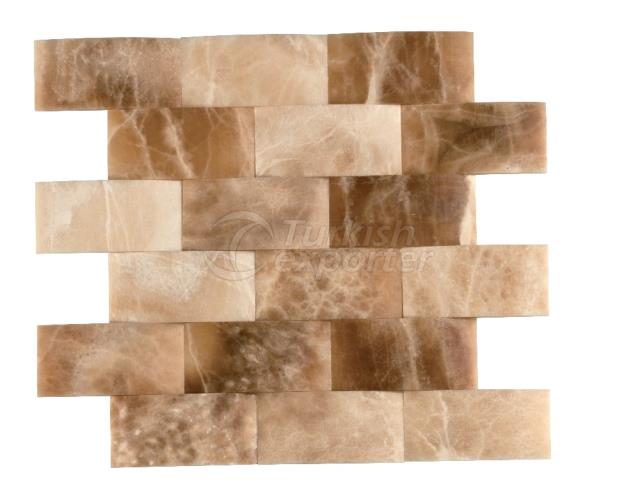 4,8x10 Cream Caramel Onyx Braid Mosaic