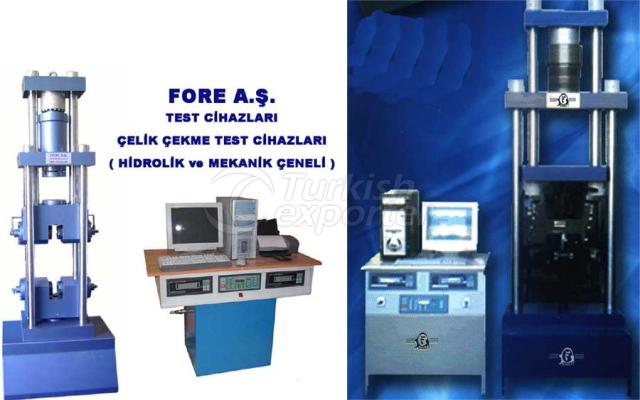 Máquina de teste de tração de aço