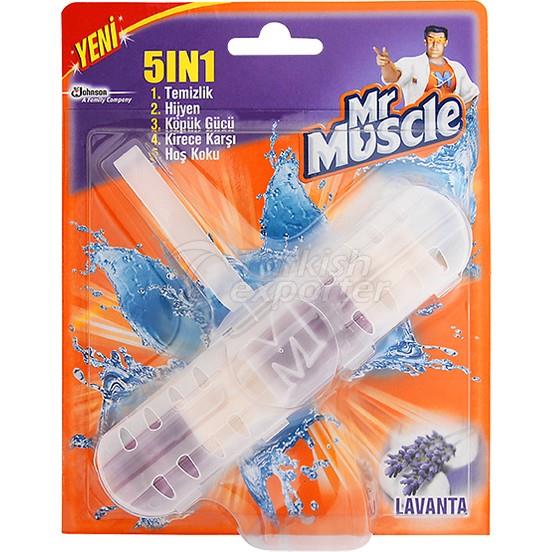 Mr Muscle toilet block5in1 lavender