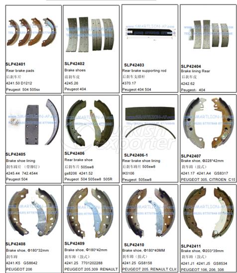 Peugeot Brake parts