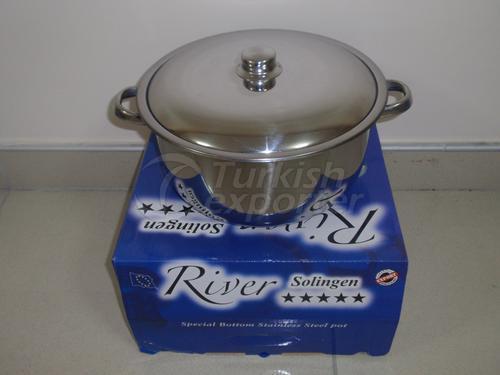 Pots en acier inoxydable