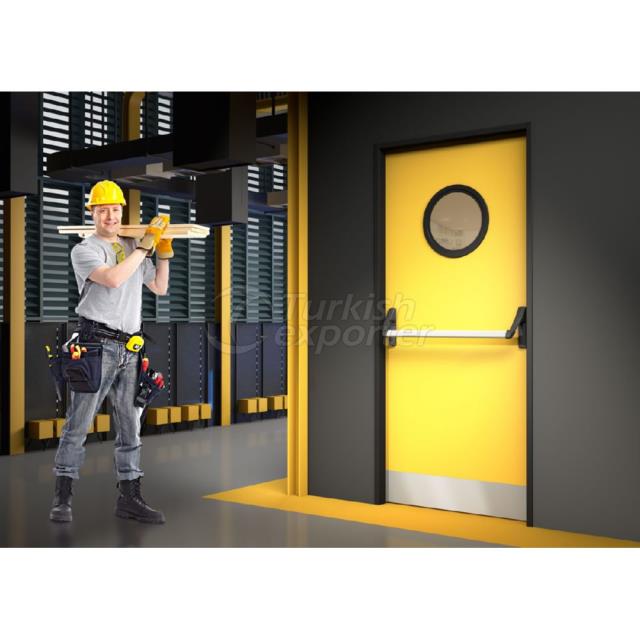 Pencereli Yangın Kapıları