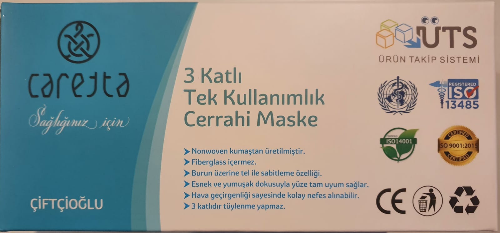 3 Katmanlı Maske