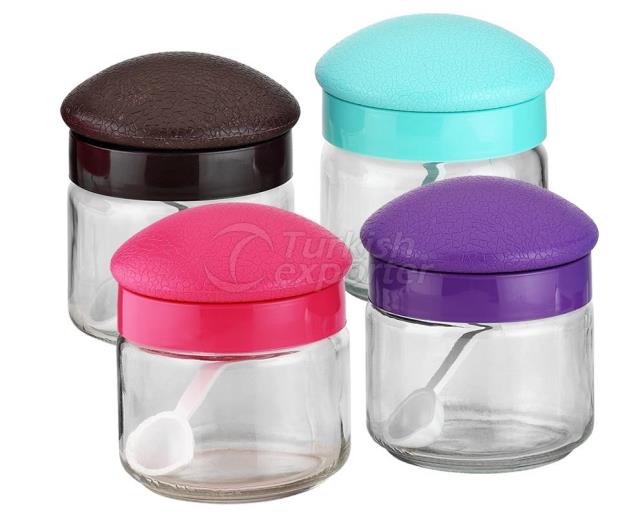 300 cc Small Mushroom Cover Glass Spices