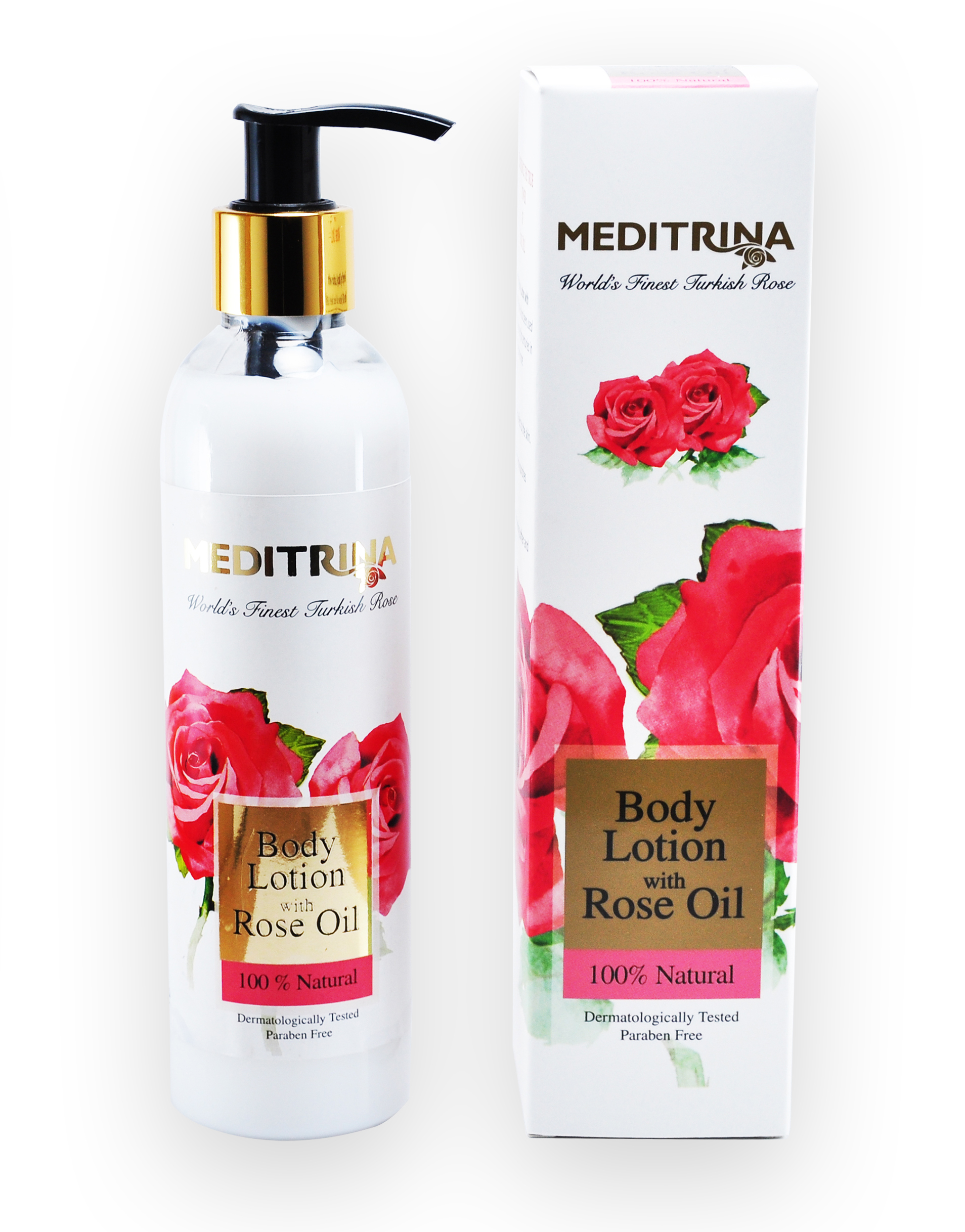 LOÇÃO DO CORPO COM ÓLEO ROSADO 250ML