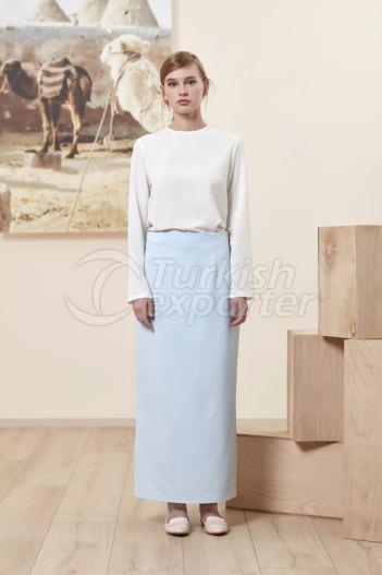 Pencil Skirt 4511 Baby Blue