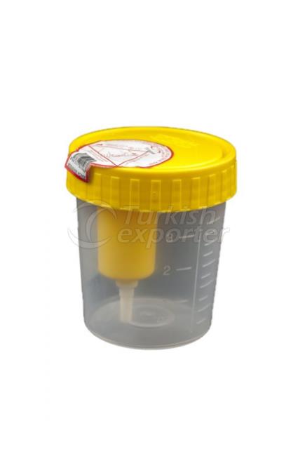 Tasses à vide d'urine