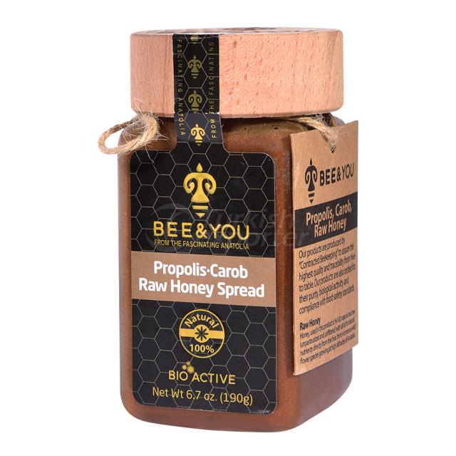 Propolis Carob Raw Honey 190gr