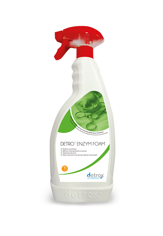 DETRO ENZYM FOAM Enzymatic Foam Cleaner for Medical Instruments and Endoscopes