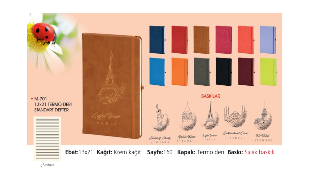 M-701 Classic Notebook (Hot Printed)